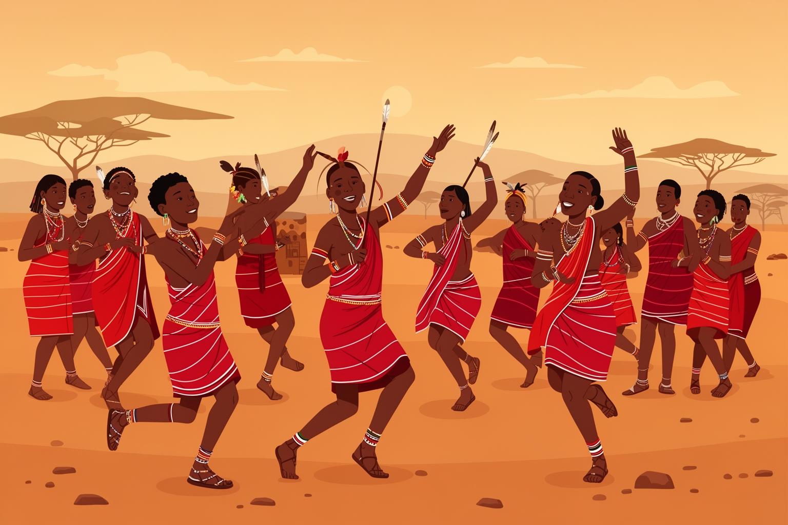 adumu-nrityer-tale-masai-grame-pratham-padaksep